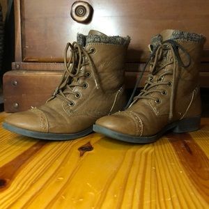 Light Brown MUDD ankle boots